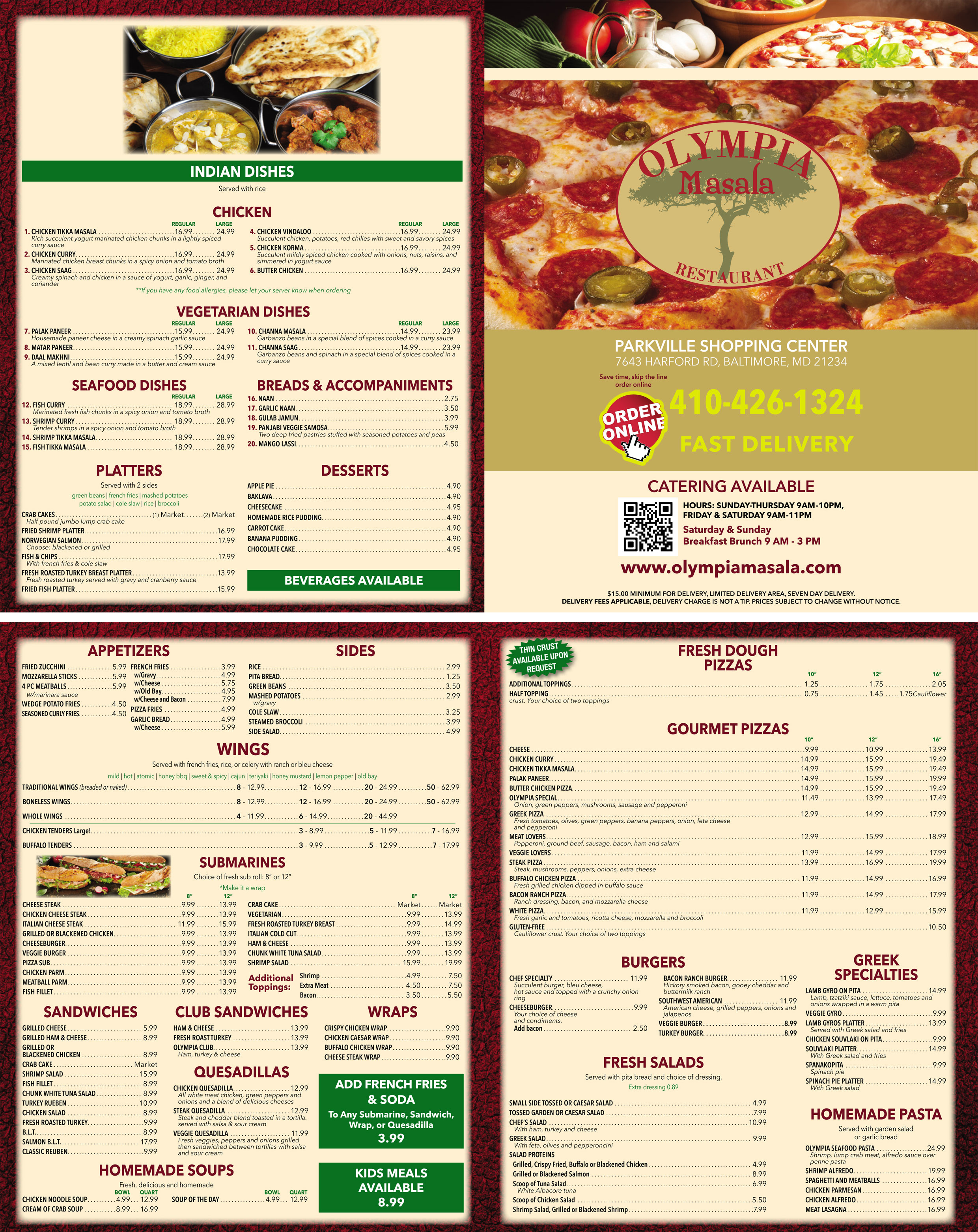 Lunch and Dinner Services in Baltimore, MD